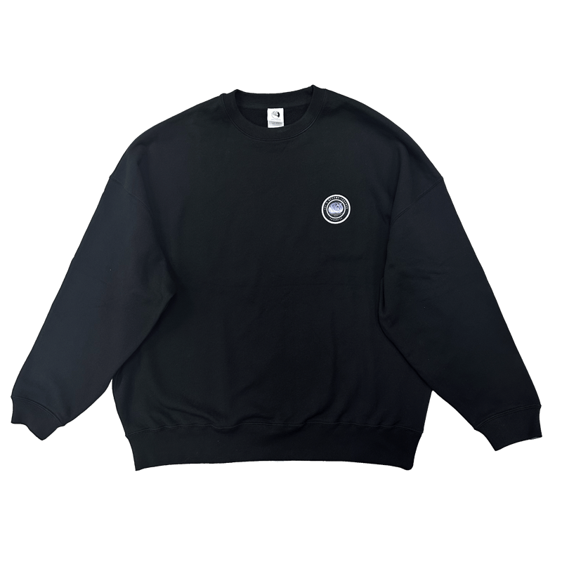 ユアネス/ハムスターワッペンスウェット(ブラック) | pochilu STORE