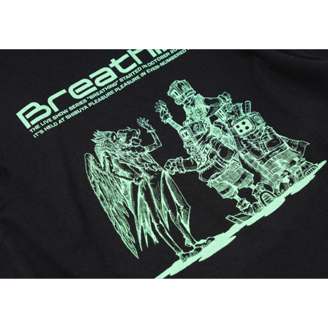 YOURNESS/Breathing#7 ロングスリーブTシャツ（ブラック）