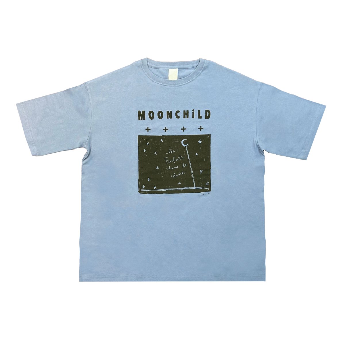 松本 大 / MOONCHiLD Tシャツ(アシッドブルー) | pochilu STORE