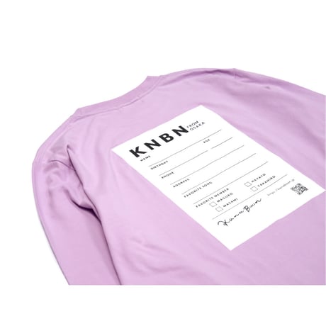 KANA-BOON / KNBN PROFILE TAG ロングスリーブTシャツ