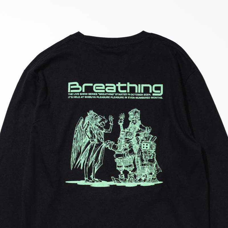 YOURNESS/Breathing#7 ロングスリーブTシャツ（ブラック） | pochil