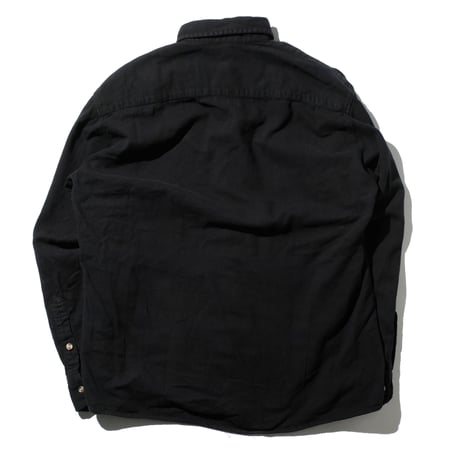 odol / Remake Series 04 OVERDYED SHIRT (BLACK)-H-