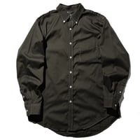 odol / Remake Series 04 OVERDYED SHIRT (BLACK)-K-