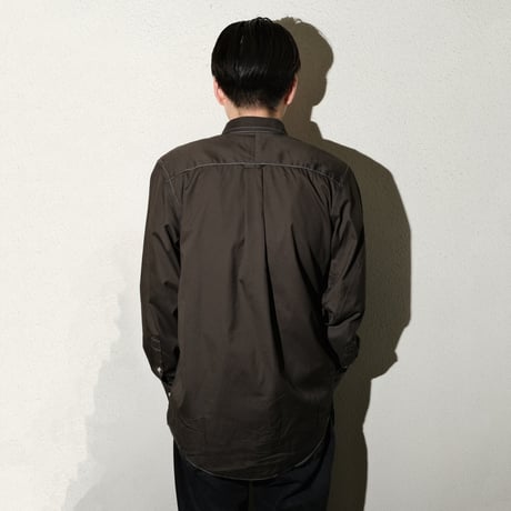 odol / Remake Series 04 OVERDYED SHIRT (BLACK)-K-