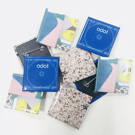 odol / square badge & clear sticker set / 「YEARS」set