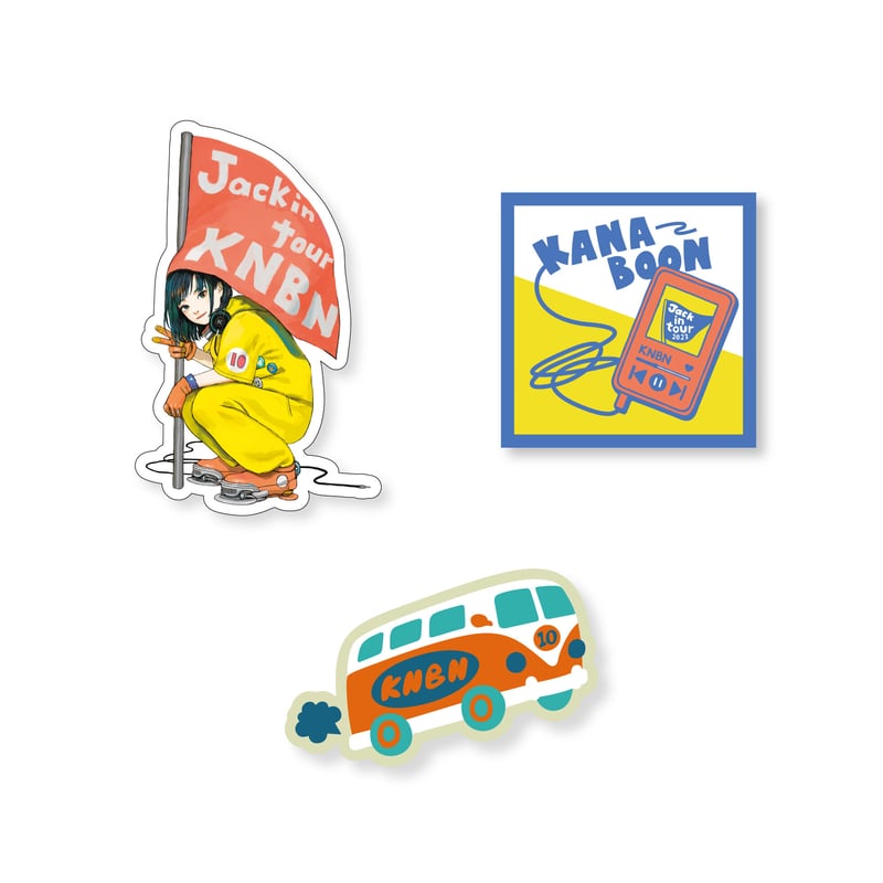 KANA-BOON / KANA-BOON MIX ステッカーセット | pochilu STORE