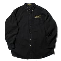 odol / Remake Series 04 OVERDYED SHIRT (BLACK)-D-