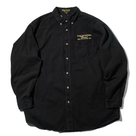 odol / Remake Series 04 OVERDYED SHIRT (BLACK)-D-