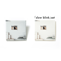 odol / square badge & clear sticker set  / 「slow blink」set