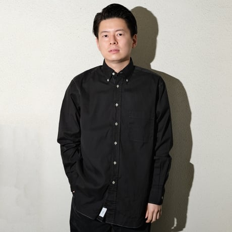 odol / Remake Series 04 OVERDYED SHIRT (BLACK)-L-