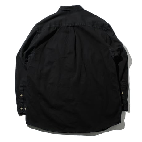odol / Remake Series 04 OVERDYED SHIRT (BLACK)-D-