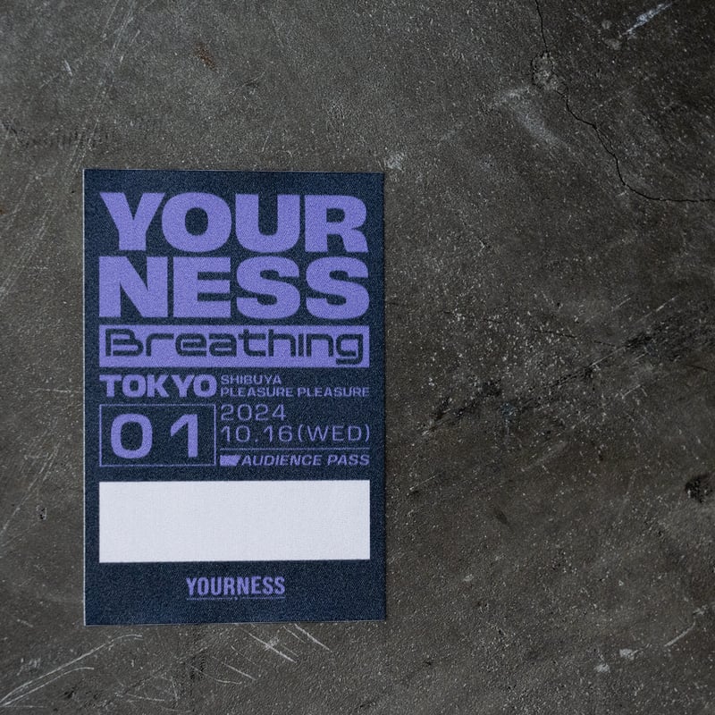 ユアネス/Breathing#1 サテンステッカー | pochilu STORE