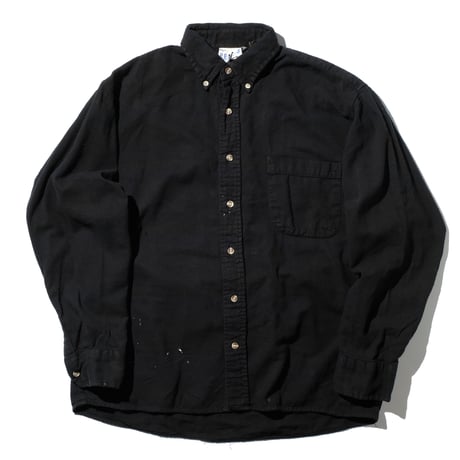 odol / Remake Series 04 OVERDYED SHIRT (BLACK)-H-
