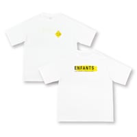 Enfants / 黄色 Tシャツ(ホワイト)