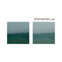 odol / square badge & clear sticker set / 「DISTANCES」set