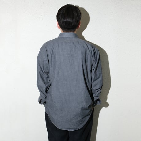 odol / Remake Series 04 OVERDYED SHIRT (BLACK)-B-