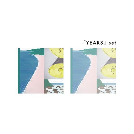 odol / square badge & clear sticker set / 「YEARS」set