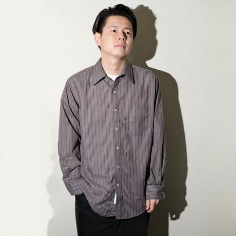 odol / Remake Series 04 OVERDYED SHIRT (BLACK)-J-