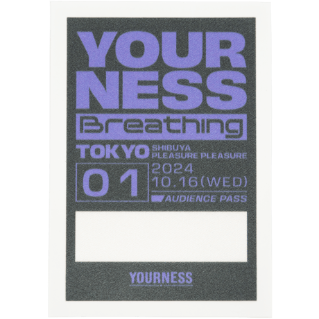 YOURNESS/Breathing#1 サテンステッカー