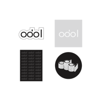 odol / odol logo sticker set