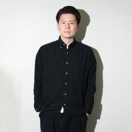 odol / Remake Series 04 OVERDYED SHIRT (BLACK)-H-