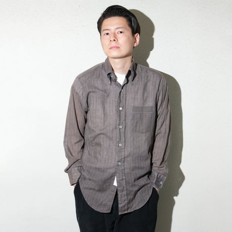 odol / Remake Series 04 OVERDYED SHIRT (BLACK)-C-