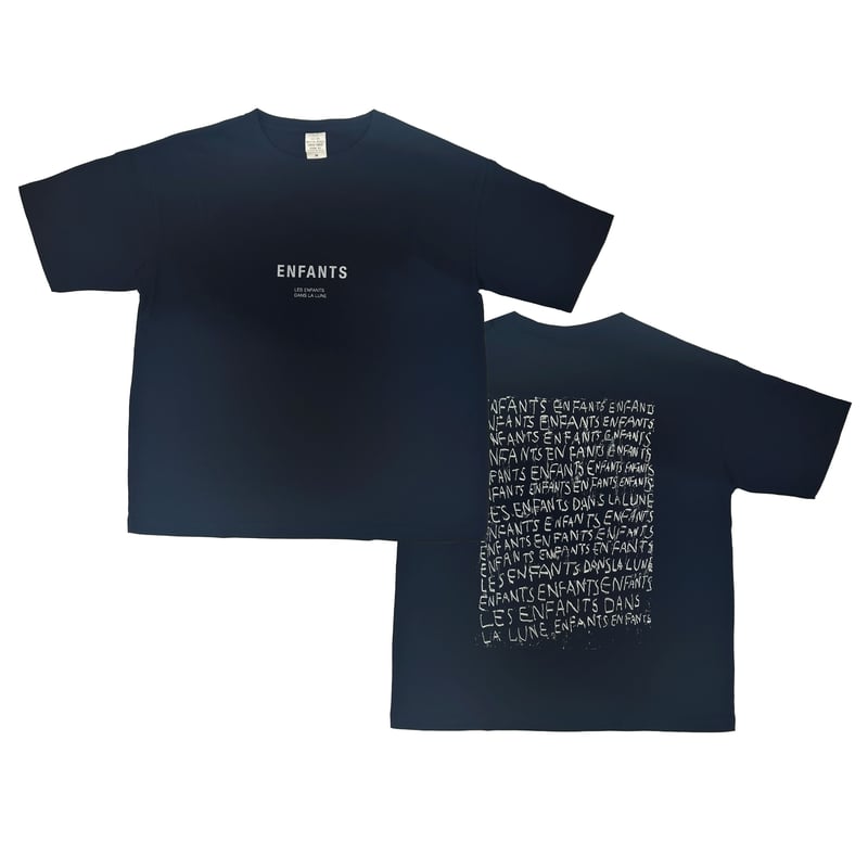 ENNOY ネイビー ロゴプリント Tシャツ ENNOY ネイビー ロゴプリント Tシャツ