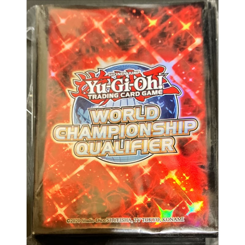 遊戯王　WCQ2023　スリーブ　赤　80枚　未開封