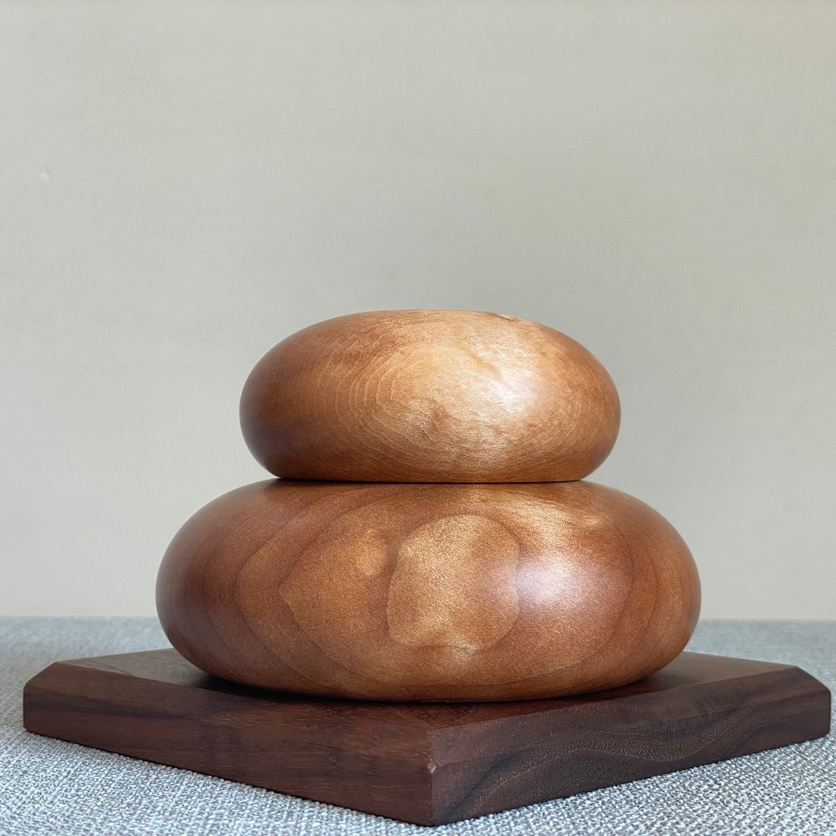 15 KAGAMIMOCHI 木製鏡餅(クセあり) | MOCMOC wooden craft