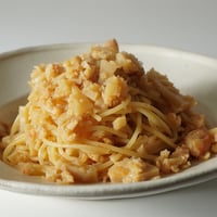 もち海老とタケノコのペペロンチーノ