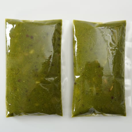 イカと３種の豆のココナッツグリーンカレー
