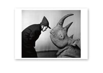 ポストカード/フィリップ・ハルスマン《ダリ、1956年、CBSモーニングショー》