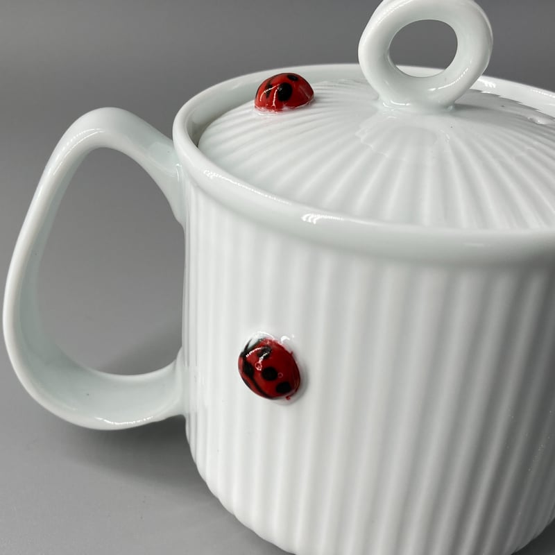 筋彫 ポット てんとう虫 小 | toufuji online shop