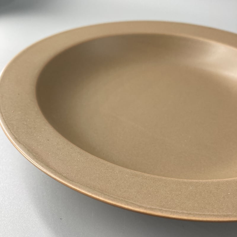 20㎝リム深皿 ブラウン | toufuji online shop