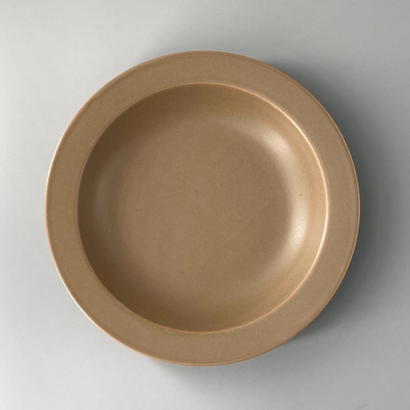 20㎝リム深皿 ブラウン | toufuji online shop