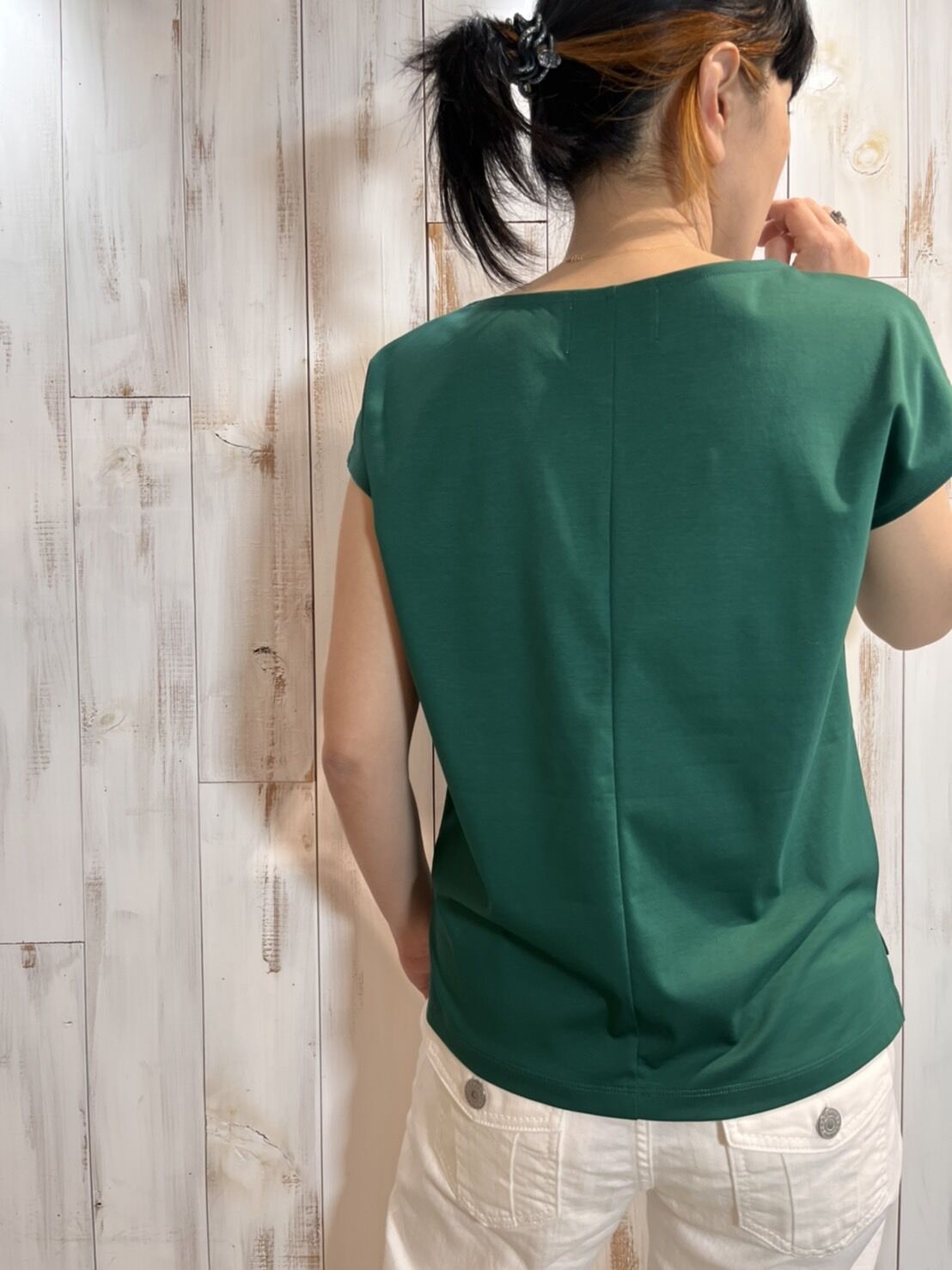 シルケットスムース2重フレンチプルオーバー | Gingham