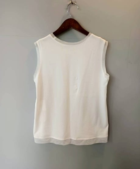 チュールタンクトップ・全3色(￥6,490)
