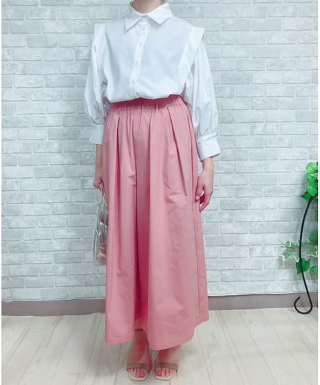 テープショルダーブラウス・全3色・24SS022　　　　　　　　　　　　　　　　　　　　　　　　　　　　（￥9,790）