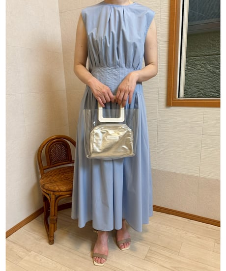 ウエストタックフレンチワンピース・全3色(￥10,780)