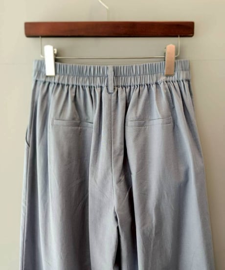 リネンタックセミワイドパンツ・全3色(￥9,790)