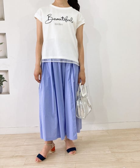 コットンギャザースカート・全5色　　　　　　　　　　（￥12,980）