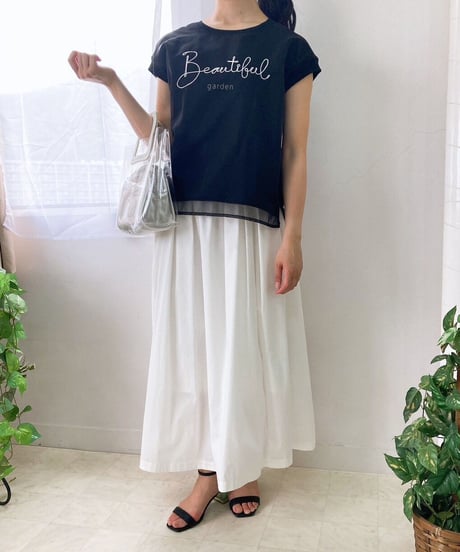 コットンギャザースカート・全5色　　　　　　　　　　（￥12,980）