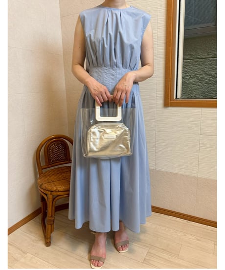 ウエストタックフレンチワンピース・全3色(￥10,780)