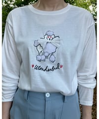プードルイラストトップス・全3色(￥9,790)