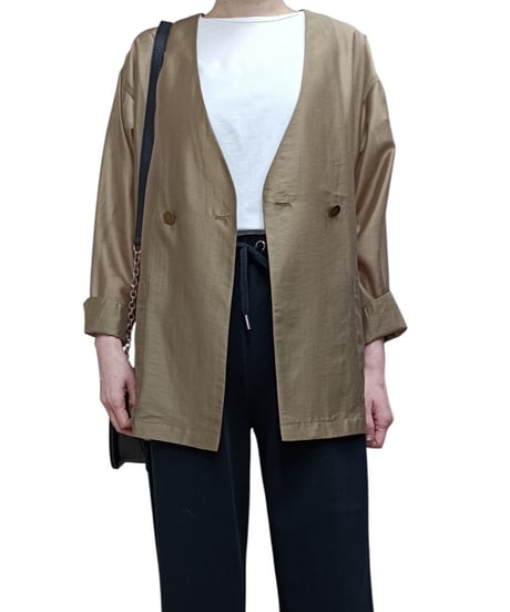 シアーノーカラーテーラージャケット・全3色(¥9,790)