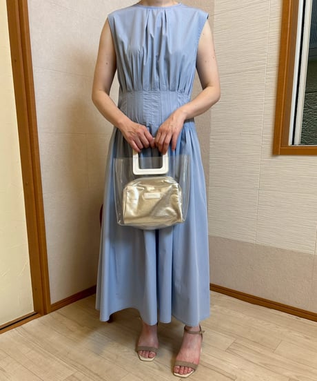 ウエストタックフレンチワンピース・全3色(￥10,780)