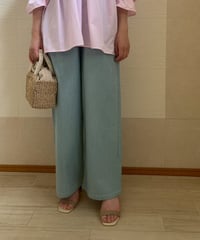 シャンブレーデニムストレートパンツ・全3色(￥11,880)