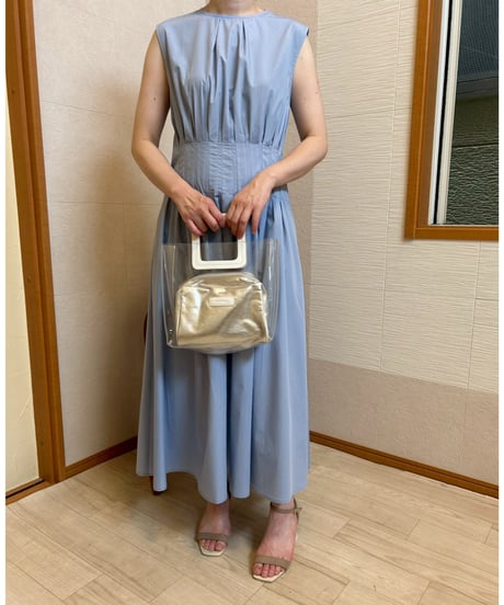 ウエストタックフレンチワンピース・全3色(￥10,780)
