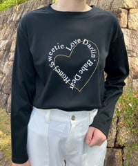 ロゴハートイラストトップス・全3色(￥8,690)