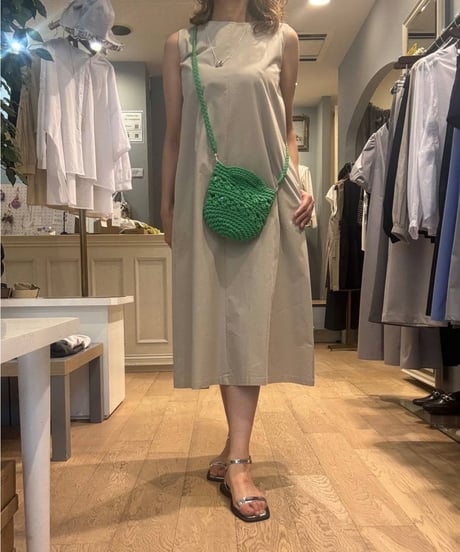 ノースリーブロングワンピース・全3色(¥12,980)